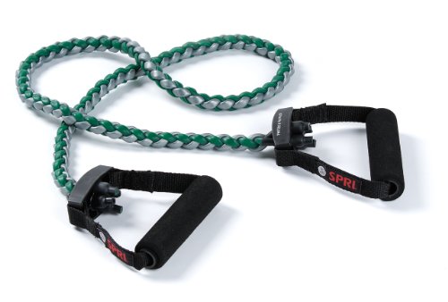 SPRI Braided Xertube Resistance Bands – Premium Exercise Band for Men & Women – Workout Equipment for Home Gym Fitness Training – Comfort Grip for Strength, Weights, and Resistance | Premium Braided Construction | Comfort Grip Handles | Home Gym Strength