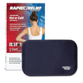 Rapid Relief Ice Pack Large 8 x 12 Hot or Cold Compress Flexible When Frozen Ice Pack for Back, Knee, Shoulder and Muscle Pain, Reusable Hot or Cold Therapy - size: Large (Pack of 1)
