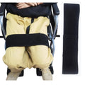 Wheelchair Thigh Leg Strap Wide Elastic for Keeping Legs Together Users Elderly Dementia Paralysis Parkinson Support Strap Wheelchair Thigh Leg Strap Wheelchair Strap Seat Belt Leg Support Strap