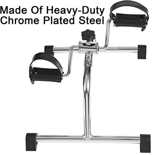 Carex Under Desk Pedal Exerciser - Compact Exercise Equipment for Arms and Legs - Great for Elderly, Seniors, Disabled or Office Use