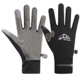 SUJAYU Full Finger UV Protection Gloves - Women & Men, Thin Fishing, Hiking, Cycling, Driving, Gym Gloves - color: Black, size: Large
