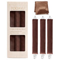 Heatless Curls Overnight Hair Care Set - Jumbo Velvet Hair Curlers | No Heat Hair Rollers for Women, Comfortable Sleep-In Hair Rollers with Satin Scarf, No Heat Damage Curling Rods for All Hair - color: Brown