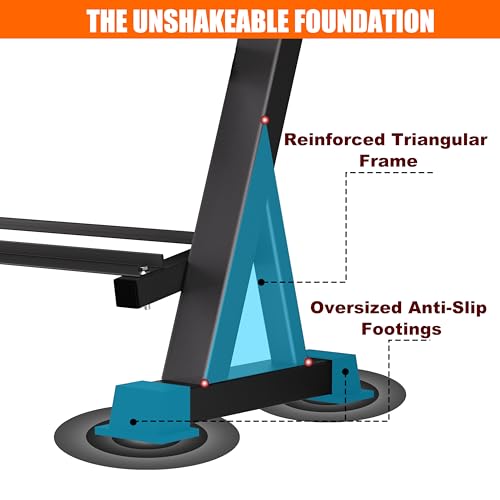 Heavy Duty 3 Tier Dumbbell Rack Stand, 1200LBS Commercial Weight Storage Organizer for Home Gym (Select Frame Type: Kettlebell Flat Tray, All Rails, or Rolling Wheels), Stand Only - color: 3-Tier (All Rails)- Black