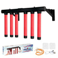Reflex Drop Sticks Game,2026 New 3-Speed Adjustable Catching Toy with Wall Mount & Rope Hanging,USB Rechargeable Hand-Eye Reaction Training Toy for Kids Adults Seniors,Party Agility Game - color: Red