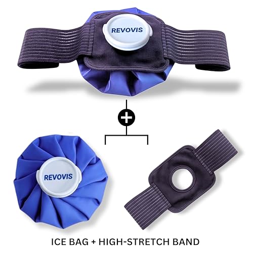 Ice Cold Pack Reusable Ice Bags Hot Water Bag for Injuries, Hot & Cold Therapy and Pain Relief with Elastic Breathable Support Wrap, 4-Pack, 3 Sizes (6"/9"/11") For Hot Therapy is 60℃ (4 IN 1) - size: Multi-Size