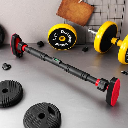Mipcase Pull up Bar for Doorway No Drill Pull up Bar with Secure Locking and Comfortable Grip Home Fitness Equipment for -Ups Chin-Ups Upper Body Strength Training 39.37 X 6.10 X 2.75 in
