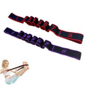 Fitness Resistance Band for Stretching and Yoga, Number Stretch Resistance Band with Clear Markings, 8-Section Elastic Training Bands - color: 2PCS