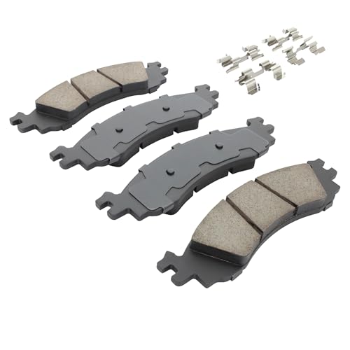 QUALITY-BUILT Front Ceramic Brake Pads, Premium 1001-1158C, Compatible with 2006-2012 Ford/Lincoln/Mercury (Explorer,Explorer Sport Trac,MKS,MKT,Mountaineer,Taurus) - size: BP1158-C