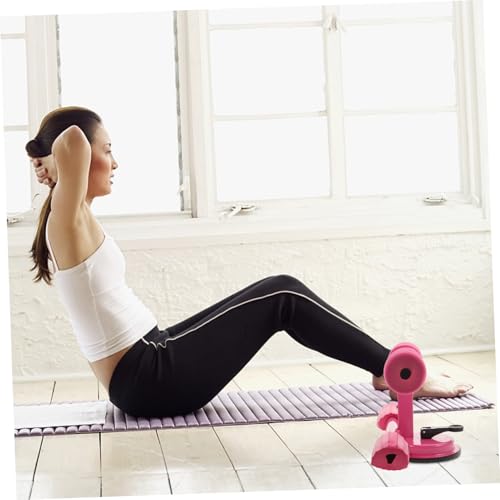 Abdominal Trainer Machine Exercise Bar Suction Cup Sit-up Aid Fitness Bar for Home Exercise Random Color