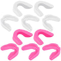 Sport Mouth Guards Gum Teeth Armor Game Guard for Boxing Basketball Football Hockey Karate Basketball Rugby Match - color: White,pink
