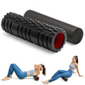 Krightlink 2-in-1 18" Foam Roller Set for Deep Muscle Massage | Foam Roller Trigger Point Release Back Roller for Fitness Relieves Muscle Pain Myofascial Pilates, Yoga (Black) - color: Black-18"(2 in 1)