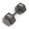 Marcy Cast Iron Hex Dumbbells Collection - Available size from 3-lb to 100-lb, SOLD INDIVIDUALLY - style: 40lbs