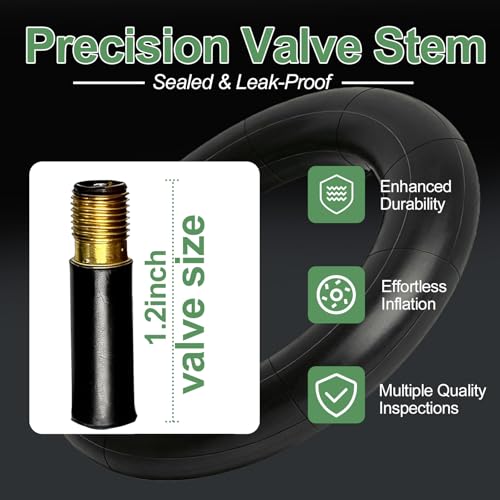 2 Pack of Fat Tire Bike Inner Tubes, 20/24/26 X4.0 Heavy Duty Bike Tube, Inner Tube with 32mm Schrader Valve for Snow Mountain Bike E-Bike - size: 26X4.0(2 Pack)
