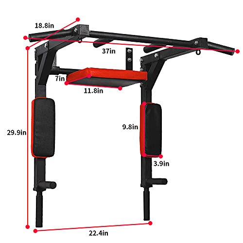 Wall Mount Pull Up Bar Wall Mounted Body Press Pull Up Bar Gym Chin-Up for Upper Body Workout - color: Type A