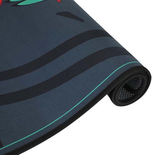 Non-Slip Floor Chair Mat 35"×47" for Evangelion Rei Ayanami Plugsuit Inspired Design - color: Rei Ayanami Plugsuit