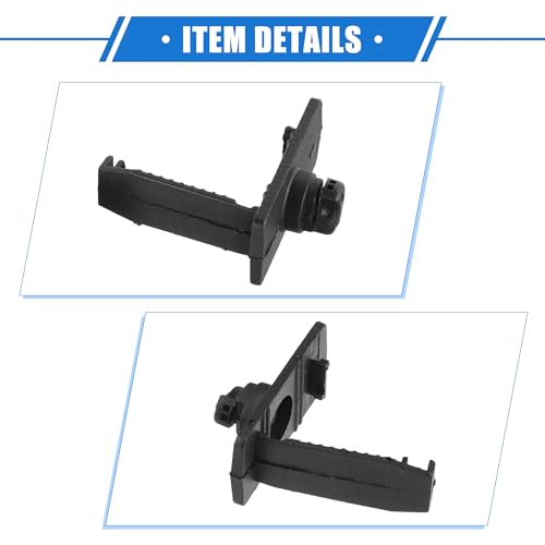 4 Pcs Car Holder Retainer Compatible for Honda for Acura, Durable Anti-Slip Plastic Black L Type Floor Mat Fixing Clips
