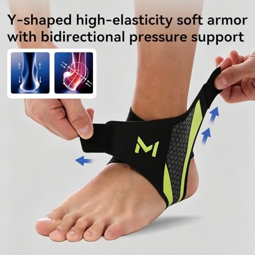 Ankle Brace for Men & Women, Adjustable Lace up Ankles Sock, Ankle Brace Compression Support Stabilizer Lace-Up, Basketball Sprain Recovery for Men Women Orthopedic Compression Sleeve ,easy to use(Purple-1pc)