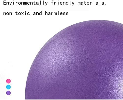 6 Inch Exercise Pilates Mini Yoga Balls Barre for Home Stability Squishy Training Physical Therapy Improves Balance Core Strength Comes with Pump(Grey,6 Inch)