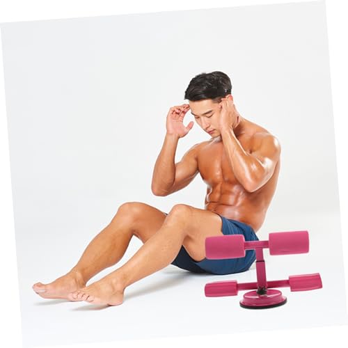 Abdominal Trainer Machine Exercise Bar Suction Cup Sit-up Aid Fitness Bar for Home Exercise Random Color