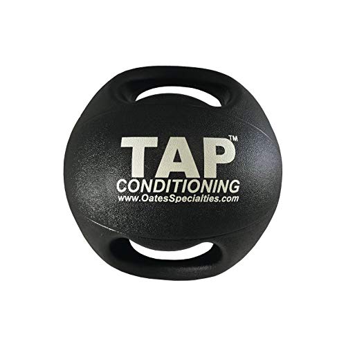 Tap® Double Handle Medicine Ball - Tri-Planar Rotational Power Trainer - Dual-Grip Explosive Strength & Core Stability - Baseball, Golf & Tennis High-Velocity Conditioning