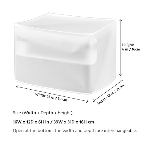 Printer Dust Cover See Through Lightweight Waterproof Protective Case compatible with HP, EPSON,CANON, BROTHER, PIXMA -16W x12D x6H in - size: 16W x12D x6H