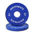 EVERYMATE Change Weight Plates 1.25LB 2.5LB 5LB Set Fractional Plate Olympic Bumper Plates for Cross Training Bumper Weight Plates Steel Insert Strength Training Weight Plates - color: 5 LB x2