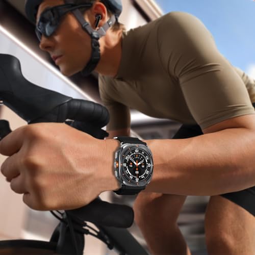 Alpine Loop Nylon Band - Compatible with Apple Watch Ultra 2/Ultra Bands 49mm 45mm 44mm for Men Women, Adjustable with Metal C Hook Strap for iWatch Ultra 2 iWatch Ultra Series 10 46mm SE/9/8/7/6/5 - color: Alpine/Dark Green Black
