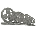 Fitvids 2 Inch Olympic Barbell Weight Plates Set, 70/120 LB Barbell Weight Set for Home Gym Strength Training, Triple-handle Design - style: 120LB Set