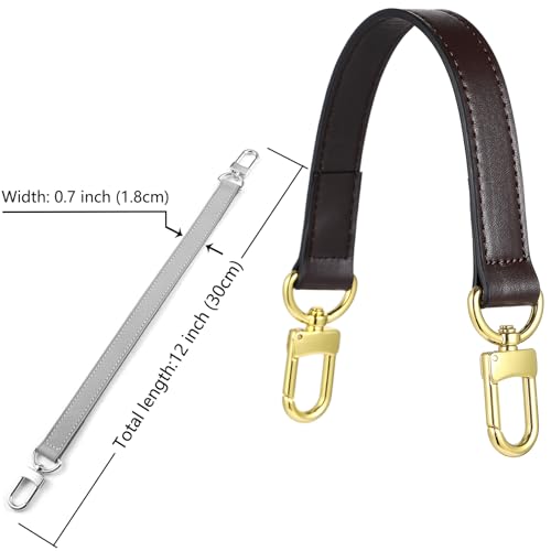 Genuine leather purse Handle compatible with Neonoe for Metis Noe BB NM Beaubourg Hobo - color: Coffee-purse Handles