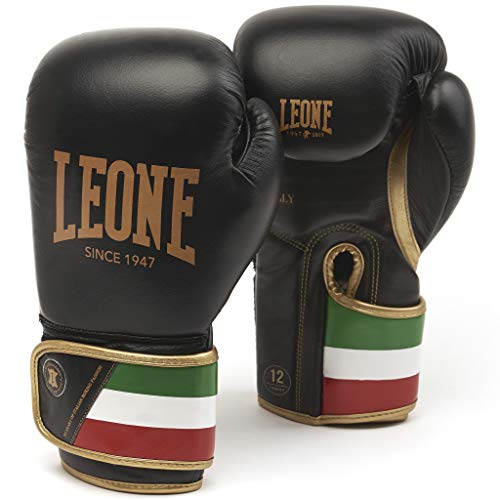 LEONE 1947, Italy'47 Boxing Gloves - color: black, size: 10OZ