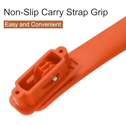 uxcell 2 Pcs Luggage Handle Replacement 8.5 Inch Suitcase Handle Carry Strap Plastic Pull Handle Grip Luggage Replacement Parts with Screws for Suitcase Box Luggage Case, Orange - color: Orange
