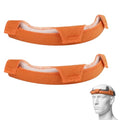 6 PCS Hard Hat Liner, Hard Hat Sweatband, Washable Hardhat Sweatband, Reusable Flame Retardant Cotton Hard Hats Sweat for Chainsaw Helmet, Hard Hats Liner Replacement, Welding Helmet - color: 2 PCS