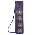 Gonex Yoga Mat Bag with Full-Zip Design, Fits Most Mats | 600D Oxford Fabric, Wet Pocket, Front Zip Pocket, Adjustable Strap, Fits Mats up to 26" - color: Purple