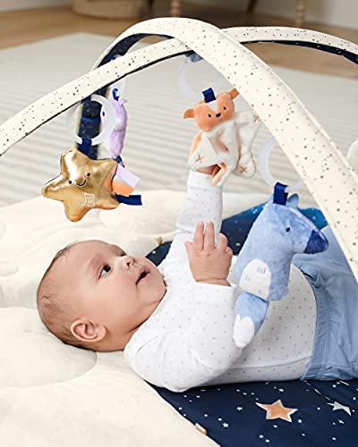 Skip Hop Tummy Time Mat, 3-in-1 Activity Baby Play Gym, Age 0-2y, Celestial Dreams, Grey - color: Celestial Dreams Play Gym