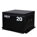 REP Fitness Stackable Soft Foam Plyo Box Set, Adjustable Plyometric Jump Box for Home Gym Workouts, Plyometric Jumping Platform for Exercise, Step Training, HIIT & CrossFit - style: 20"