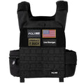 Polyfit Fortify Weighted Vest - Workout Vest for Men & Women - color: Black