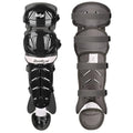 Baseball Softball Catcher Leg Guards Shin Guards for Youth Adult - size: 15"-Adult Black