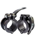 Barbell Clamps 2inch - 2 PCS Adjustable Barbell Clips Quick Release Locking Weight Clips Olympic Barbell Collars (Black 1.8-2inch) - color: Black 1.8-2inch