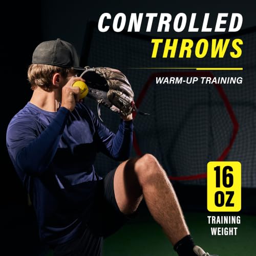 GoSports 16 oz Weighted Training Baseballs - Choose Standard or PRO - Hitting & Pitching Training for All Skill Levels - Improve Power and Mechanics - color: Pro