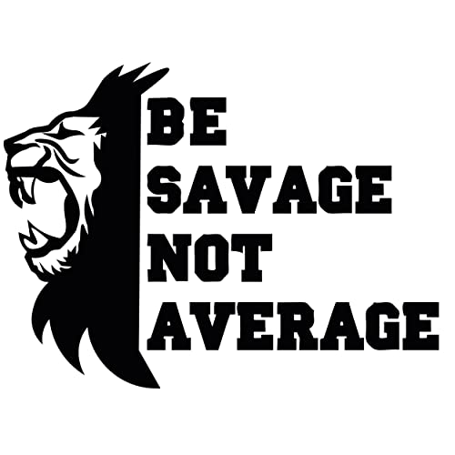 Cool Custom Wall Decal with Roaring Lion and Customized Text - Custom Vinyl Lettering Sticker for Walls Doors Windows - Add Your Text to Gym Wall Decals for Home Gym - color: Dec 26