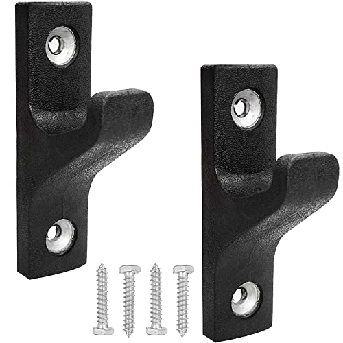 Luwint Wall Mounted Horizontal Barbell Holder, 1 Bar/2 Bars Storage Rack - style: B.1 Bar Holder