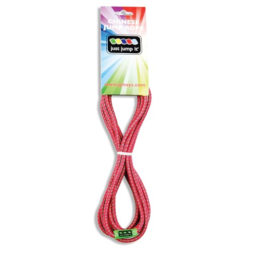 Just Jump It Chinese Jump Rope - Active Outdoor Youth Fitness - Red Confetti