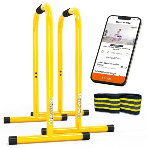 Lebert EQualizer Total Body Strengthener Dip Station Standard & XL - color: Yellow XL