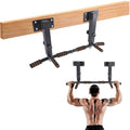 Wall Mounted Pull Up Bar Chin Up bar Multifunctional Adjustable Dip Station for Indoor Home Gym Workout, Power Tower Set Training Equipment Fitness Dip Stand Supports to 440 Lbs (Black)