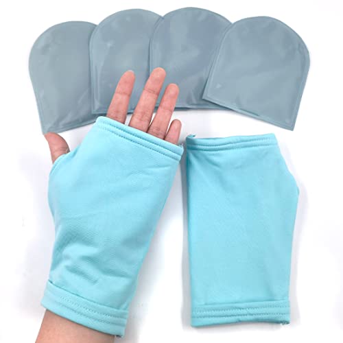 Cold Therapy Gloves, Hot/Cold Glove, Therapy Hand & Wrist Gloves for Hand Injuries, Reusable Hand Ice Pack Wrap for Carpal Tunnel, Rheumatoid Arthritis, Tendonitis, Inflammation, Swelling & Bruises - color: Cold Therapy Gloves
