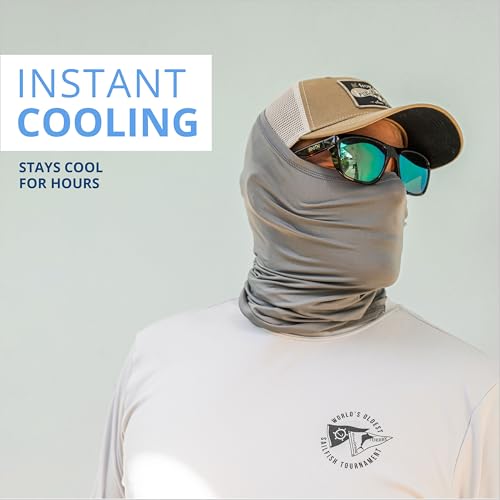 FROGG TOGGS Chilly Pro Cooling Neck Gaiter, Loden Green - color: Loden Green