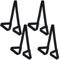 4PCS Yoga Mat Carrier Strap, Adjustable Yoga Mat Strap Carrier for Exercise/Travel/Gym, Mat Holder Sling Carrier - color: Black