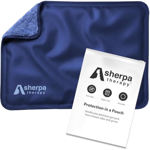 Large Hot and Cold Flexible Gel Ice Packs for Injuries Reusable, Cold Packs for Injuries Reusable Ice Packs, Soft Ice Pack for Back Cold Compress - 11.5" x 14.5" - Blue - size: Large, style: Blue