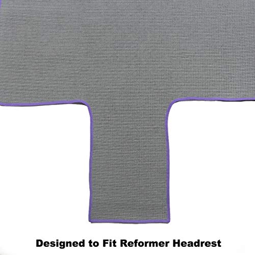 Salt & Honey Non-Slip Pilates Reformer Mat Towel - color: Gray