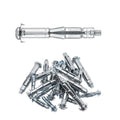 30 pcs Molly Bolts, Metal Drywall Anchors, Heavy Duty Zinc Plated Steel Molly Bolt (M5-65) - color: M5-65